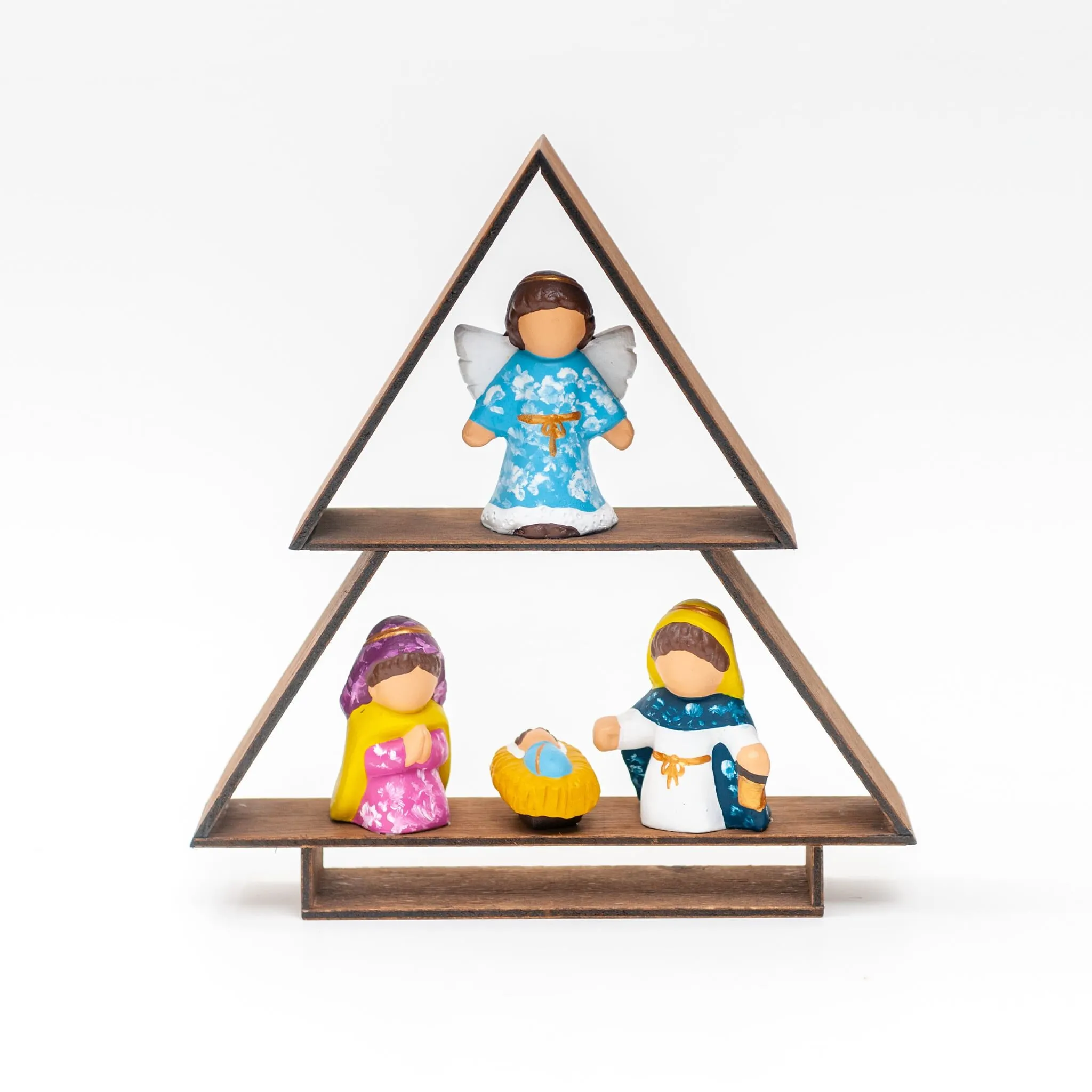 Nacimiento Mini + Pino de Madera