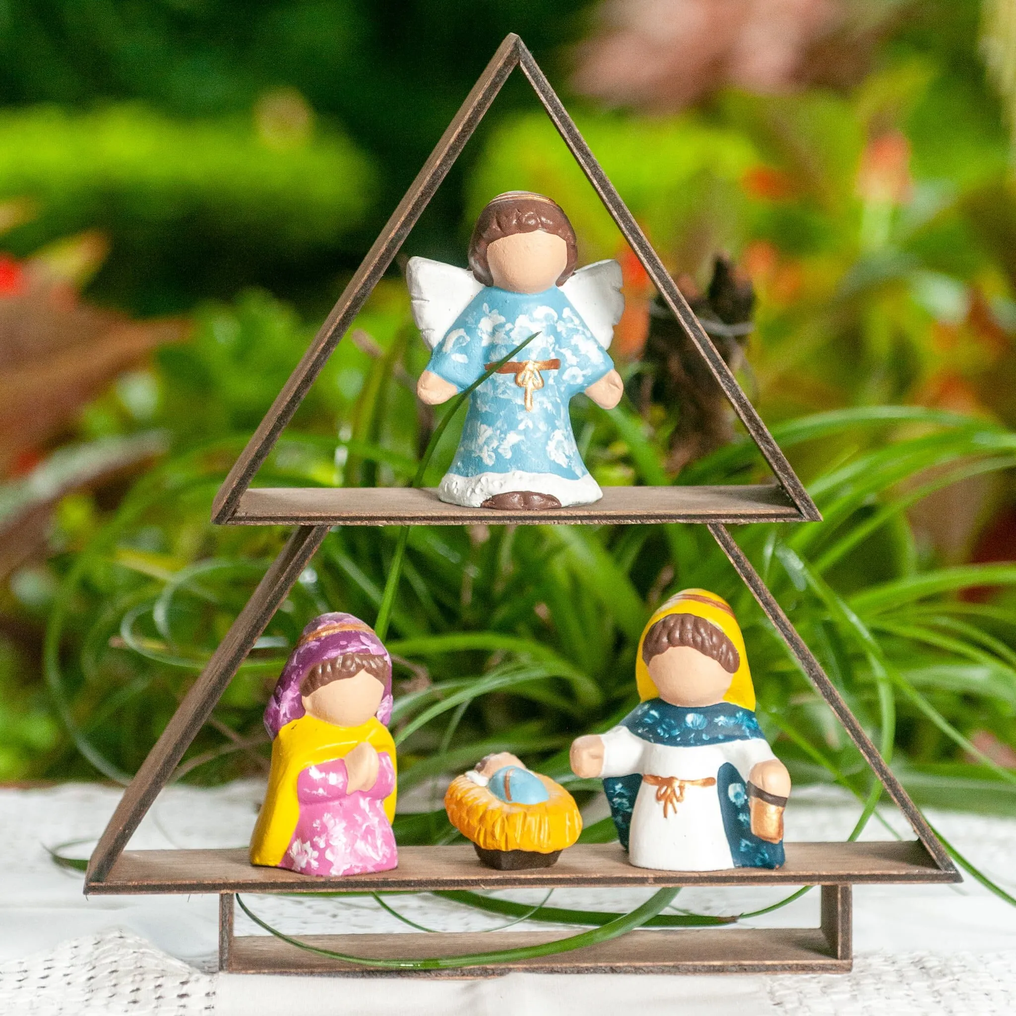 Nacimiento Mini + Pino de Madera