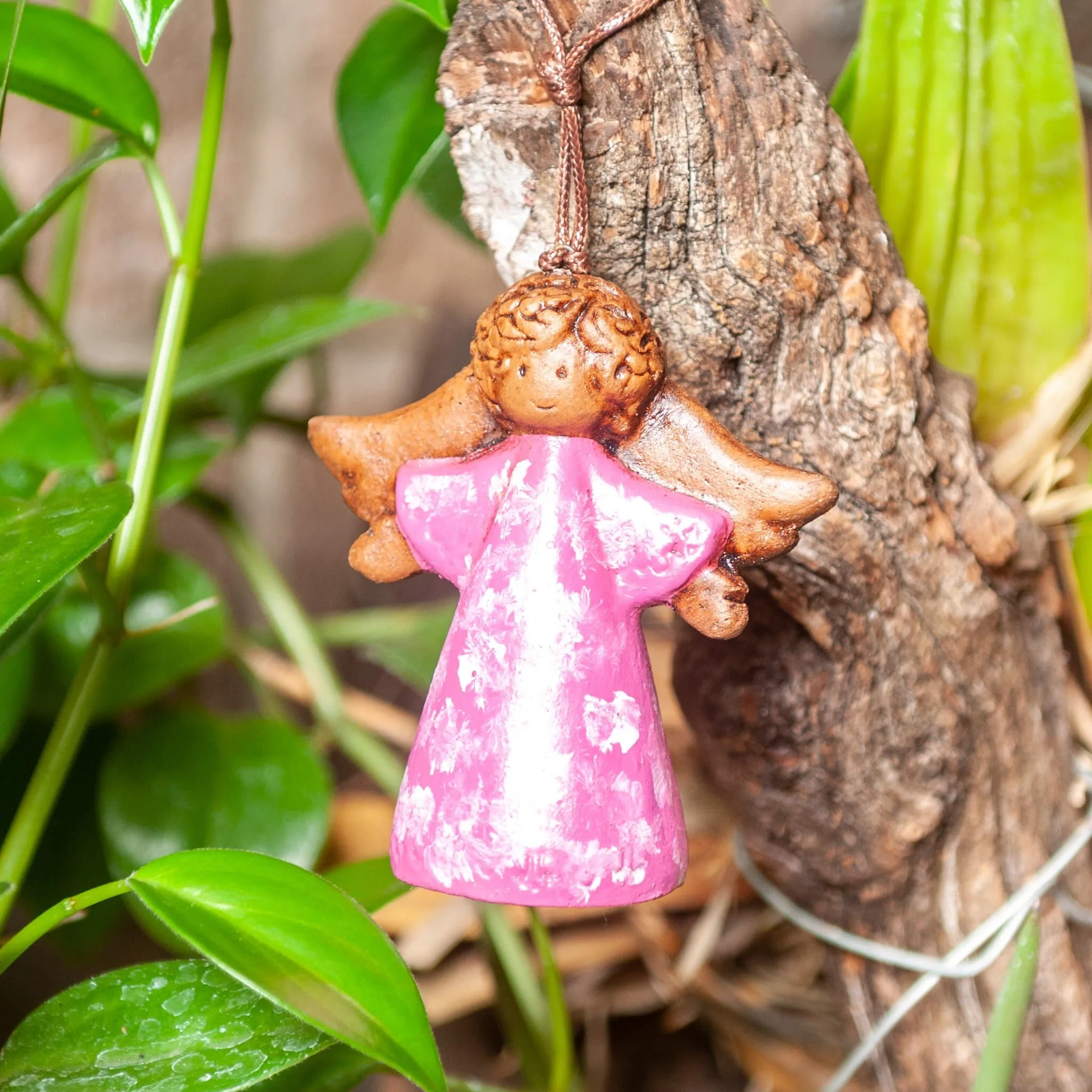 Set de Ángeles Colgantes para Árbol de Navidad