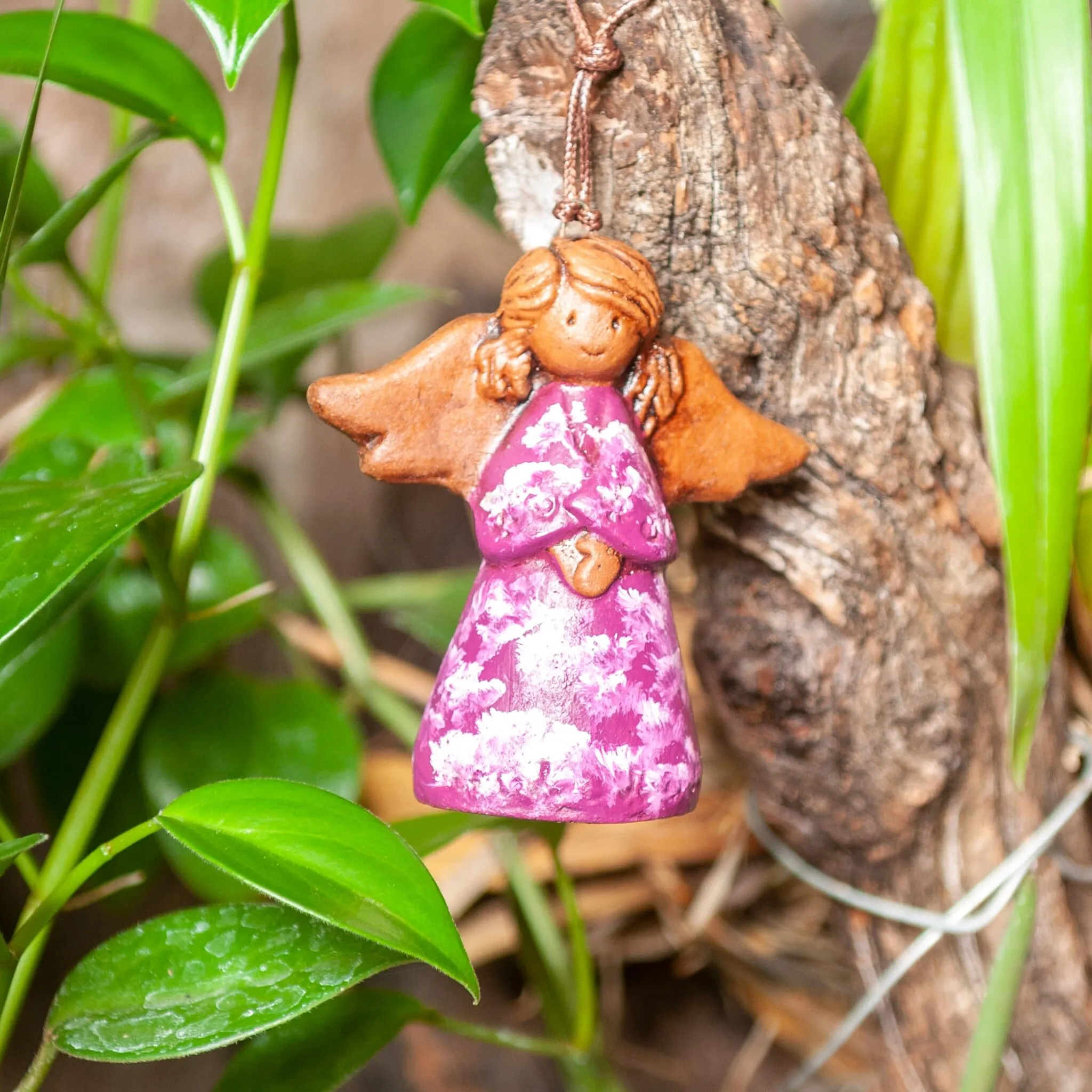 Set de Ángeles Colgantes para Árbol de Navidad